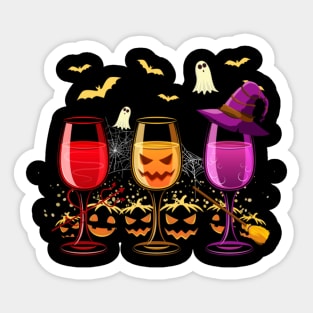 Wine halloween costume Sticker